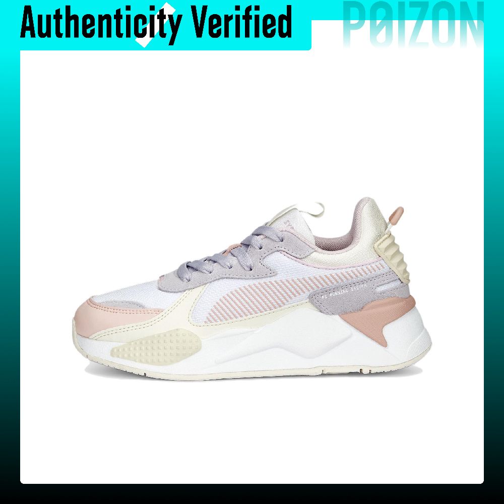 Puma Shoes Rs-X - รองเท้าลำลอง PUMA RS-X สำหรับผู้หญิง ทรงเตี้ย สีขาว/ชมพู/ม่วง