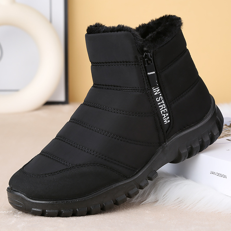 Men'S Shoes Hoka Sale - รองเท้าบูทหุ้มข้อกันน้ำกันลื่นสำหรับผู้ชาย รองเท้าลำลองให้ความอบอุ่นบุด้วยขนสัตว์ ไซส์ใหญ่พิเศษ รองเท้าคู่สำหรับคู่รัก Chaussure Homme