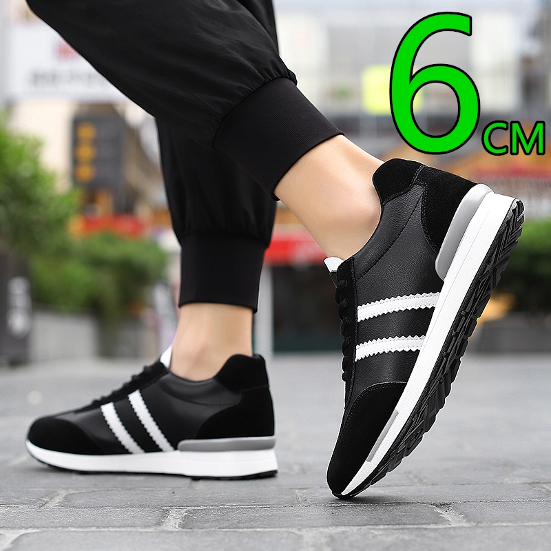 Men'S Shoes With Height Increase - รองเท้าเพิ่มความสูงสำหรับผู้ชาย แฟชั่นลำลอง เสริมส้นด้านใน 6 ซม. เพิ่มความสูงแบบซ่อน