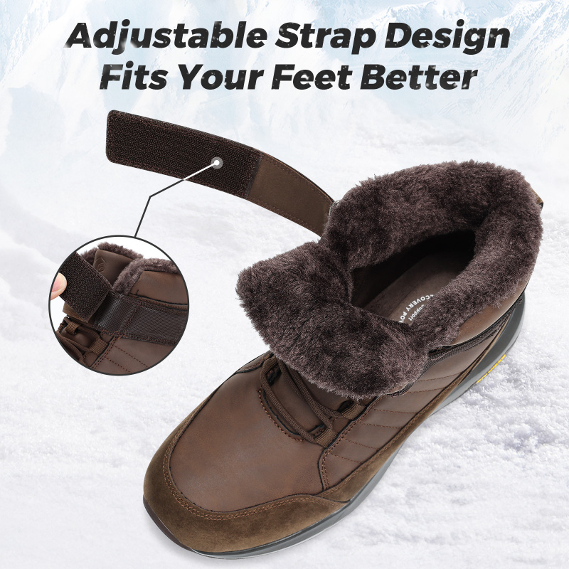 รองเท้าบูทฤดูหนาวสำหรับผู้ชาย  - Men'S Shoes Water Resistant บทวิจารณ์และราคา