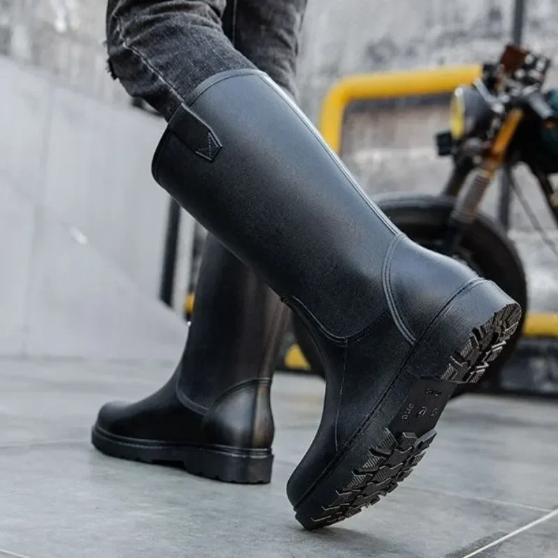 รองเท้าบูทหน้าฝนสำหรับผู้ชายรอ - Men'S Shoes Water Resistant บทวิจารณ์และราคา