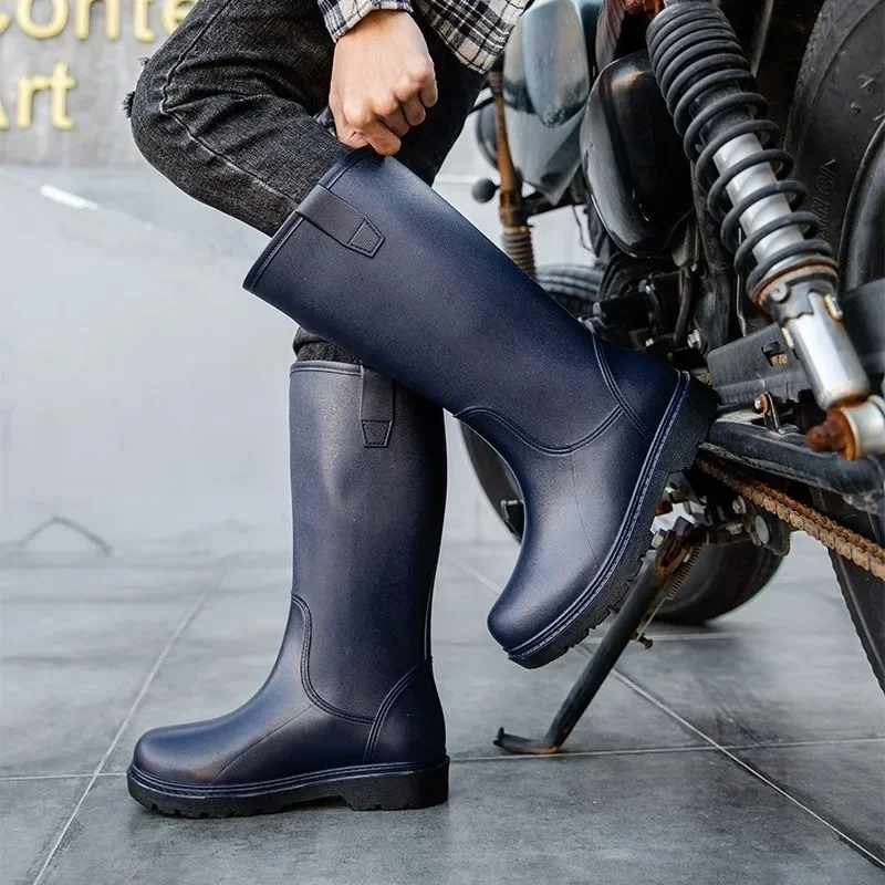 รองเท้าบูทหน้าฝนสำหรับผู้ชายรอ - Men'S Shoes Water Resistant บทวิจารณ์และราคา