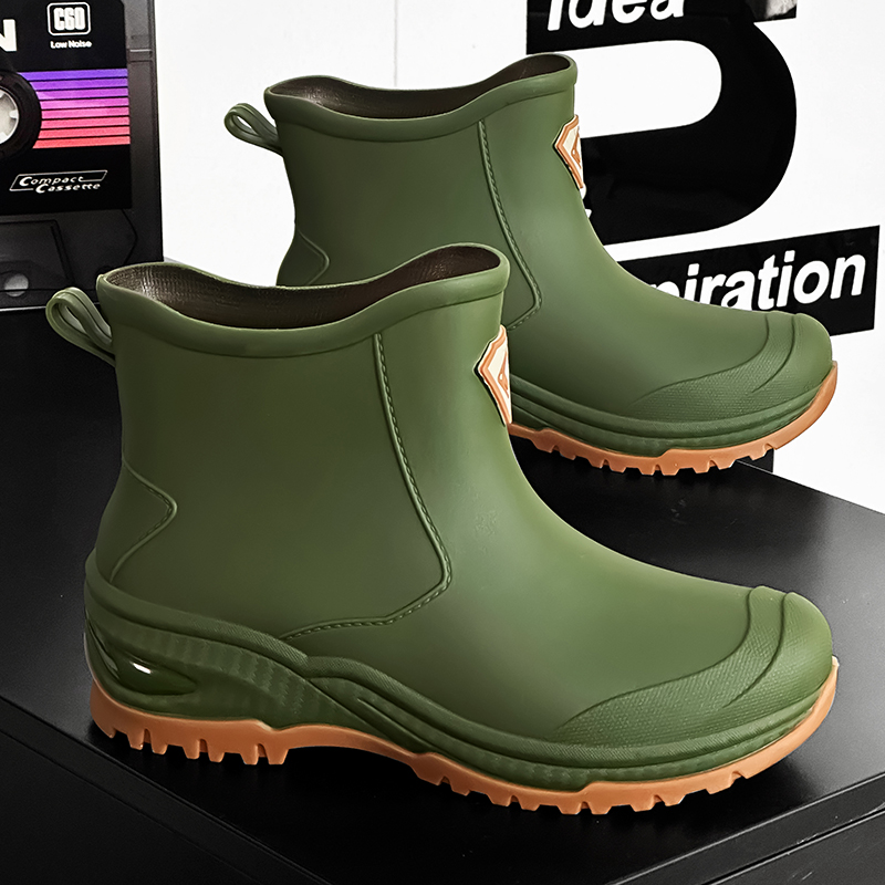 รองเท้าบูทกันฝนสำหรับผู้ชาย ทน - Men'S Shoes Water Resistant บทวิจารณ์และราคา