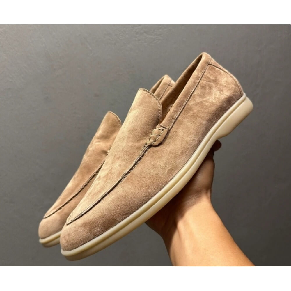 รองเท้าโลฟเฟอร์ลำลองหนังกลับสี - Men'S Shoes Smart บทวิจารณ์และราคา
