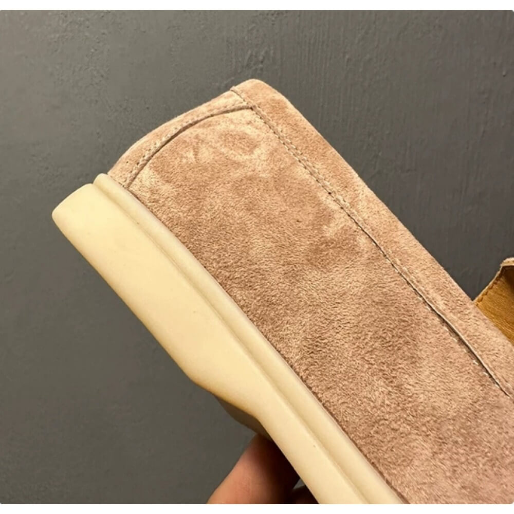 รองเท้าโลฟเฟอร์ลำลองหนังกลับสี - Men'S Shoes Smart บทวิจารณ์และราคา